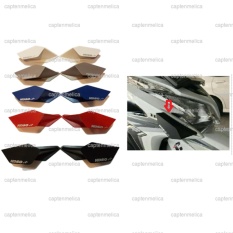 MERAH - KOSO Made in TAIWAN Aksesoris Motor Winglet Aerodynamic Wing Sayap Angin Body Bodi Samping Motor Yamaha Honda Suzuki Nmax Aerox 155 PCX Beat Scoopy Vario 125 150 Ninja 250 R15 R25 Mio M3 Bison V-Ixion Revo CB150R Asesoris Motor Acessoris Motor