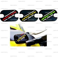 MERAH - Sticker Pad Stiker Tempel Emboss YAMAHA AEROX 155 Brake Reservoir Pad Tutup Minyak Rem Aerox 155