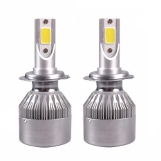 MHS C6 H4 LED Headlight Hi/Lo COB 36 W-60 W 2500/3600Lm Untuk Universalautomobile Mobil head Light Lamp Pure White-Intl