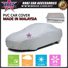 MHS Mini COOPER S Dibuat Di Malaysia PVC Berkualitas Tinggi Mobil Sarung Sunproof Tahan Debu Air Tahan Pelindung Anti UV Menggaruk Sedan Sarung-L Ukuran 470X180X119 Cm-Internasional