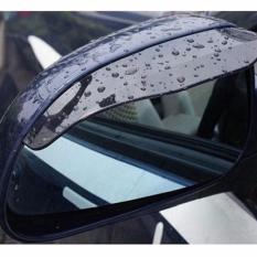 Mika Talang Air Pelindung Kaca Spion mobil Anti Air Hujan Kotor - Black