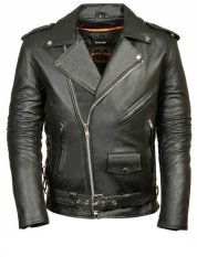 MILWAUKEE KULIT Pria CLASSIC SIDE Lace Ini Adalah Polisi-polisi Am Hotel untuk Gaya Motor Jaket