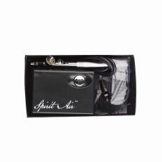Mini Kompresor Perlengkapan Airbrush Semprot Cat Kuku Tato Kerajinan Lukisan Terengah-engah Alat-02-Internasional