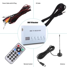 Mini Desain Car DVD TV Receiver Monitor Analog TV Tuner Sinyal Kuat Box dengan Antena-Intl