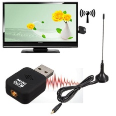 Mini DVB-T USB 2.0 Digital TV HDTV Stick Tuner Recorder Receiver With Remote - intl