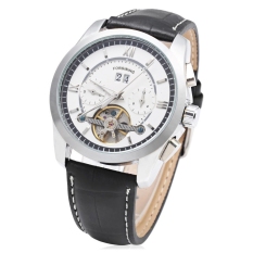 Mobil Kecil Forsining F120571 Jam Tangan Otomatis-mekanis Jam Tangan untuk Pria Silver dan Putih (Warna: Perak dan Putih)-Intl