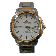 Mirage Jam Tangan Pria - Silver-Gold - Strap Stainless - MG912
