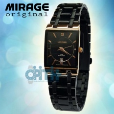 Mirage Jam Tangan Wanita- Hitam Gold - MG 4001rg
