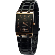 Mirage M1270BL Tanggal Jam Tangan Wanita Stainless Steel Hitam