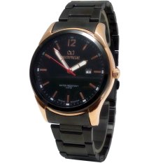 Mirage MH8009 Date Jam Tangan Pria Stainless Steel - Hitam-Gold