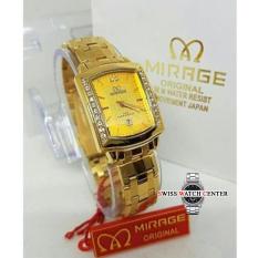 Mirage Original - Jam Tangan Kasual Wanita - Mirage Segi Empat - Tanggal Aktif