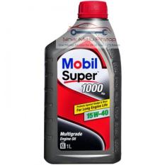 Mobil Super 1000 X2 15W-40 API SN 4 LITER - Oli Mesin Bensin 1 Liter ORIGINAL MADE IN SINGAPORE