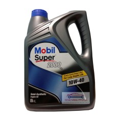 MOBIL SUPER 2000 X2 10W-40 API SN CF 4 LITER ORIGINAL OLI SETARA SHELL HELIX HX7 & CASTROL MAGNATEC & PERTAMINA FASTRON