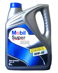 Mobil Super 2000 X2 10W-40 Semi Synthetic API SN / CF Galon 4L