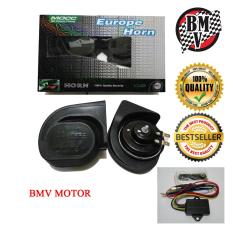 Mocc Klakson telolet Motor Mobil 2 Tone Dengan Relay dan kabel set