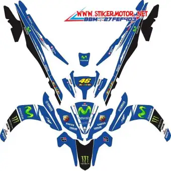 Modif Striping Motor Jupiter Z1 Moviestar Full Lazada Indonesia