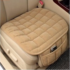 Monolitis satu baris depan bantal kursi mobil musim gugur dan musim dingin baru sama krem