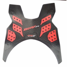 Monster Karpet Motor Beat FI 2013-2016 - Beat FI yang Spidometernya Belum Digital/LCD - Merah