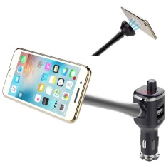 MOON STORE Bluetooth FM Transmitter Car Kit Pemegang HP. WithMP3 Musik Player USB Charger untuk IPhone7.6S. 6 S Plus.6.5S. 4 S AndAndroid Smart Ponsel Di Atas Versi 2.3-Intl