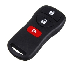 3 Tombol Remote Keyless Entry Fob Pemancar Hitung Pager Alarm For Nissan Moonar