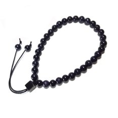 Moreno Gelang Tasbih Batu Asli Pasir Emas Biru - 33 Batu Asli