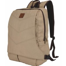 Laptop Bag Canvas ST 42 Tas Ransel Kanvas Pria & Wanita Sekolah - Kuliah - Kerja