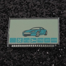 Motor A91 LCD Display untuk Remote Controller RC Mobil Dua Arah Alarm Sistem Multicolor-Intl