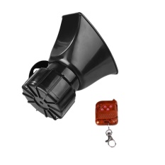 Motor Van Hitam 100 W 4A Super Keras Remote Control Nirkabel Alarm Horn Loudspeaker-Intl