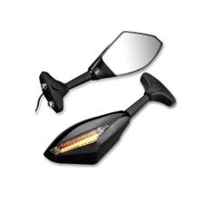 Sepeda Motor Lampu Sein LED Kampanye Versus Blinker Side Rear View Cermin-Internasional
