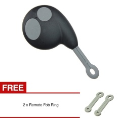 Motor Keyless Entry 2 Tombol Pengganti Kunci Remote Shell Case FobFor Cobra Alarm 7777 Tanpa Baterai Beli 1 Dapatkan 1 Gratis 2 X RemoteFob Ring-Intl