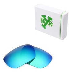 MRY Polarized Lensa Pengganti untuk Saklar Tipe Tombol Bingkai Kacamata Hitam Emerald Green-Intl