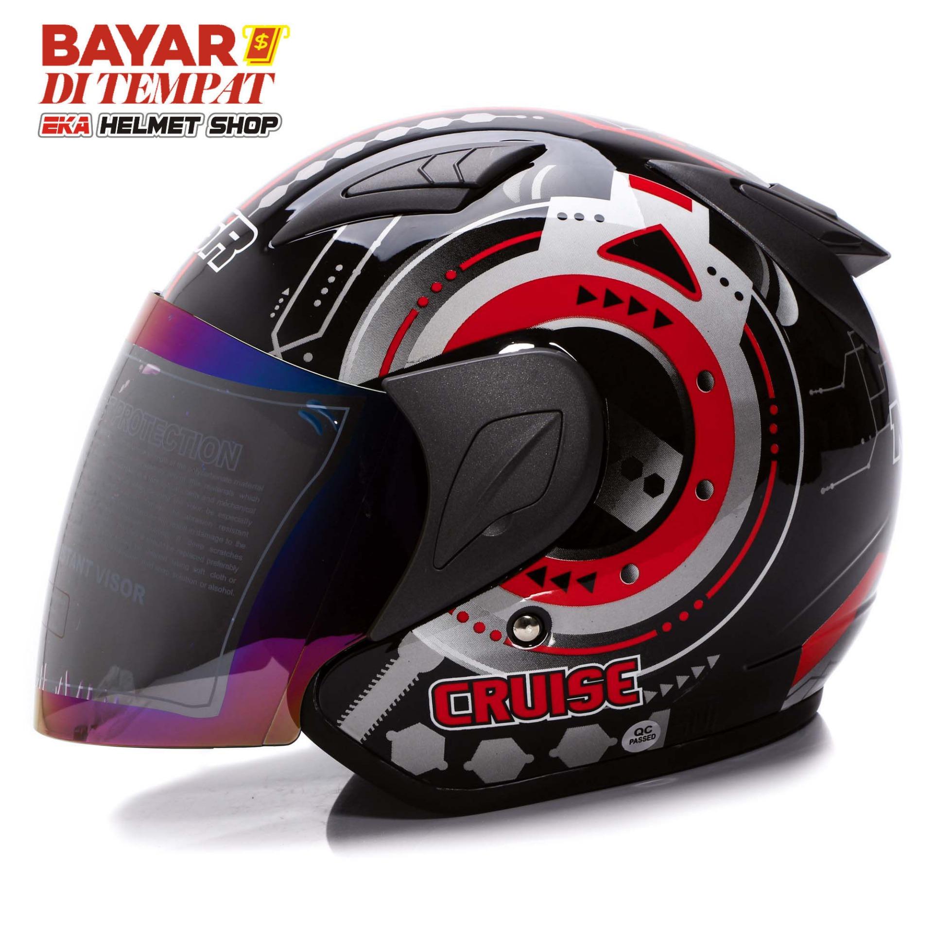 MSR Helmet Javelin - Cruise - Hitam Merah