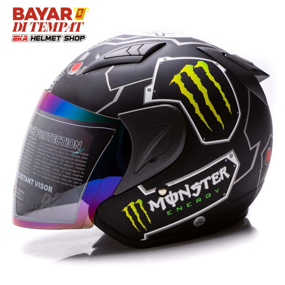 MSR Helmet Javelin - Monster - Hitam Doff