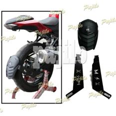Aksesoris Motor Mudguard MSX Racing Mud Guard Karpet Lumpur Mobil Cover Pelindung Tirai Ban Spakboard Spakbor Tutup Ban Belakang Xabre R25 R15 CBR 150R GSX R150 KTM RC 200 250 Ninja 250SL 250 FI CBR 250RR Verza Mega Pro Vixion Byson Aerox FI GSX-S150