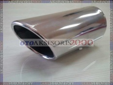 Muffler Buntut Knalpot Miring (6 CM) Avanza Xenia New / VVTI / Old