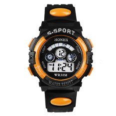 Jam Tangan Anak Multifungsi Tahan Air (Orange)