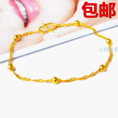 Gelang Berlapis Emas Gelang Sederhana Mutiara Keberuntungan
