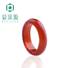 Muxiyuan Cincin Batu Akik Cincin Giok Kristal Batu Akik