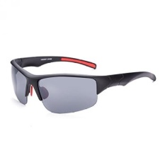 Naivo unisex Black & Red Circular Sports Sunglasses