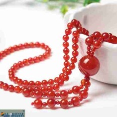Alami Akik Merah Kalung Wanita Gaya Merah Agate Adalah Gaya Panjang Sweter Rantai Awalnya Kehidupan Tahun Terbuka untuk membawa Dekorasi Race Mudah untuk Mengirim Teman Gadis-Internasional