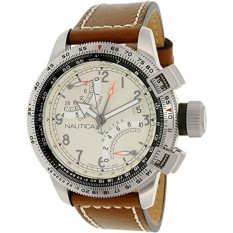 Mens NAD24504G BFC Flyback Chrono Analog Display Analog QUARTZ Brown Watch-Intl