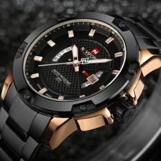 Navi Force Jam Tangan Analog Pria - 9085 - Black