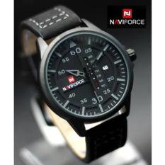NAVIFORCE Original Jam Tangan Pria -Tali Kulit NF 9074art