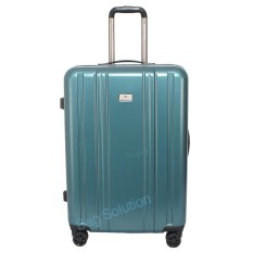 Navy Club New Arrival Tas Koper Hardcase Fiber PC - 4 Roda - Resleting Anti Tusuk Expandable - Kunci TSA - CHGH Size 20 Inch - Hijau GJEK