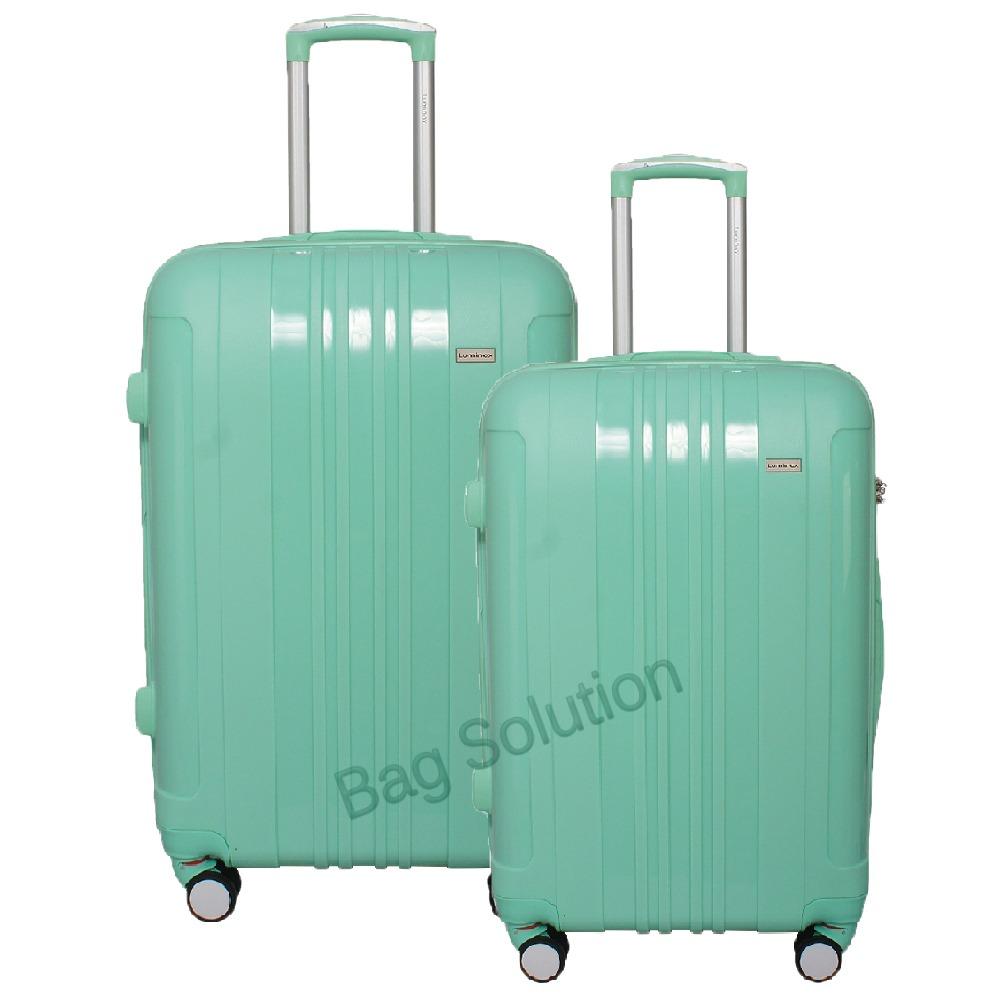 Luminox Tas Koper Set Hardcase PP - 4 Roda Putar - Kunci TSA GGCA Size 20+24 Inch