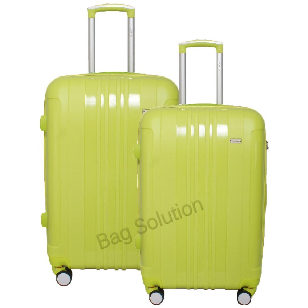 Luminox Tas Koper Set Hardcase PP - 4 Roda Putar - Kunci TSA GGCA Size 20+24 Inch