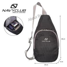 Navy Club Tas Selempang Travel - Tas Punggung 5548 - Sling Bag - Hitam