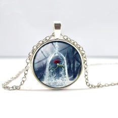 Kalung Waktu Ornamen Batu Permata Dekorasi Gadis Anak Laki-laki Aksesori Fashion-Intl