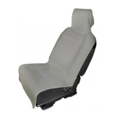 Neoprene Car Seat Protector - Waterproof Seat Cover Protects Your Car, SUV. Truck from Dirt, Sweat, Stain, Grease, Spill - Best for Athletes , Yoga , Workouts , Child Car Seat , Beach & Dogs (Gray)