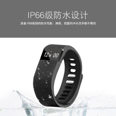 New Bluetooth Smartband TW64 Pedometer Fitness Tracker Smart Wristband Sport Bracelet Waterproof For IOS Android TW64 Smart Band VS Mi Band----Black